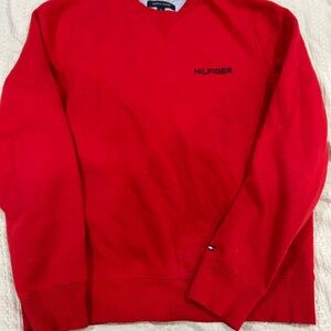 Tommy Hilfiger Vibrant Red Crewneck Sweater
